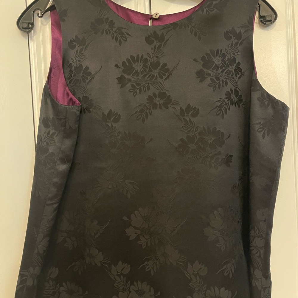 SOLD Talbots Reversable Silk Sleeveless Top